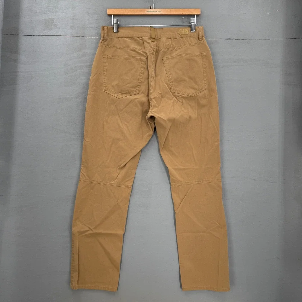 The North Face Lightweight Pants Tan Brown Straight Leg Outdoor Hiking 31 x 29